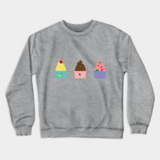 Frozen Yogurt Trio Crewneck Sweatshirt